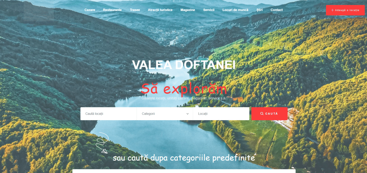 proiect valea doftanei